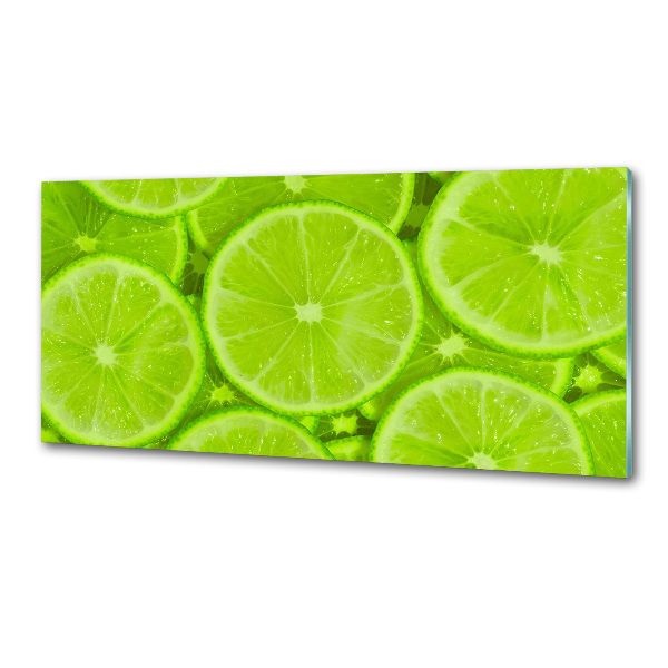 Cooker splashback Lime