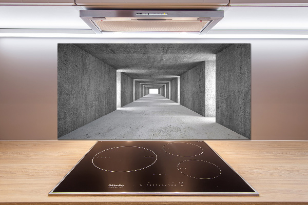 Cooker splashback Concrete tunnel