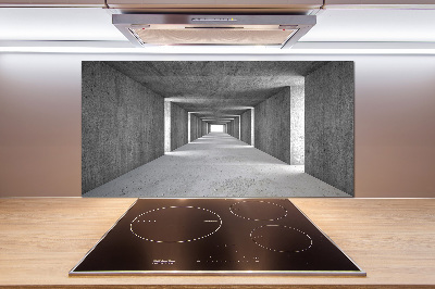 Cooker splashback Concrete tunnel