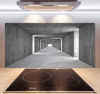 Cooker splashback Concrete tunnel