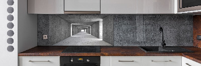 Cooker splashback Concrete tunnel