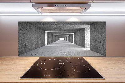 Cooker splashback Concrete tunnel