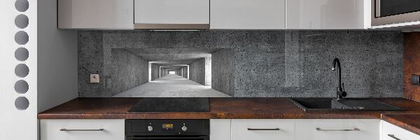 Cooker splashback Concrete tunnel