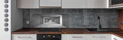 Cooker splashback Concrete tunnel