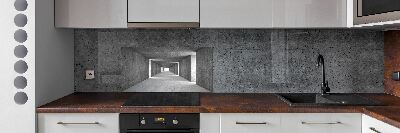 Cooker splashback Concrete tunnel