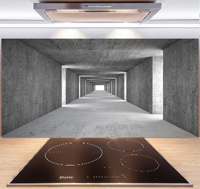 Cooker splashback Concrete tunnel