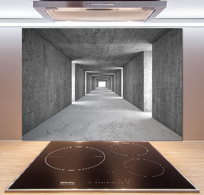 Cooker splashback Concrete tunnel