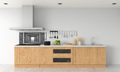 Cooker splashback Brick tunnel