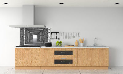 Cooker splashback Brick tunnel