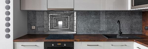 Cooker splashback Brick tunnel