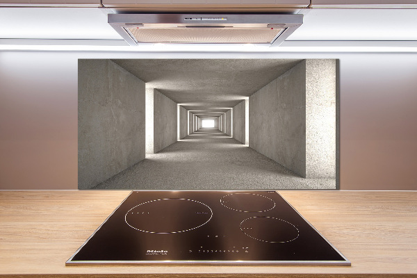 Cooker splashback Concrete tunnel