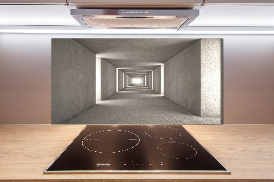 Cooker splashback Concrete tunnel