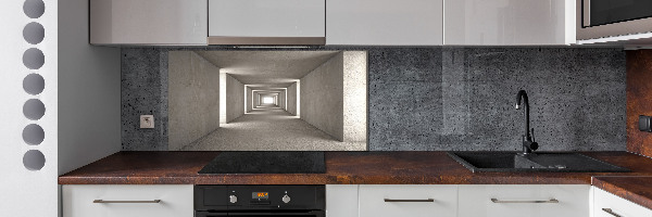 Cooker splashback Concrete tunnel