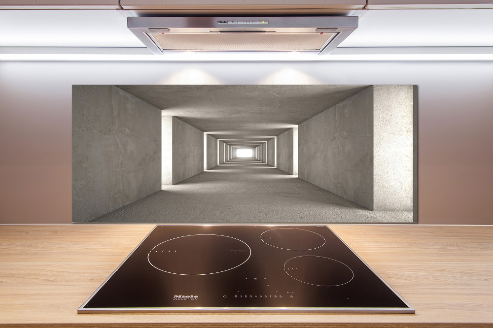 Cooker splashback Concrete tunnel