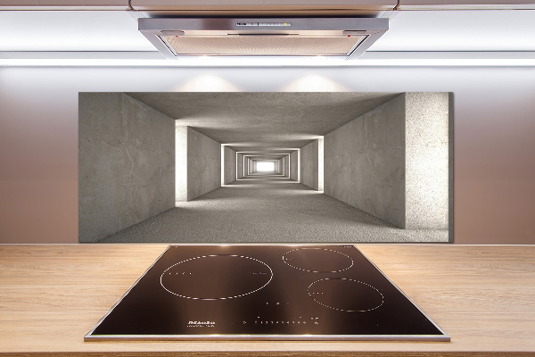 Cooker splashback Concrete tunnel