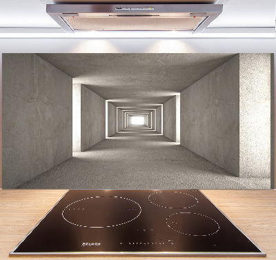 Cooker splashback Concrete tunnel