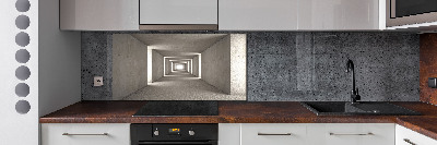 Cooker splashback Concrete tunnel