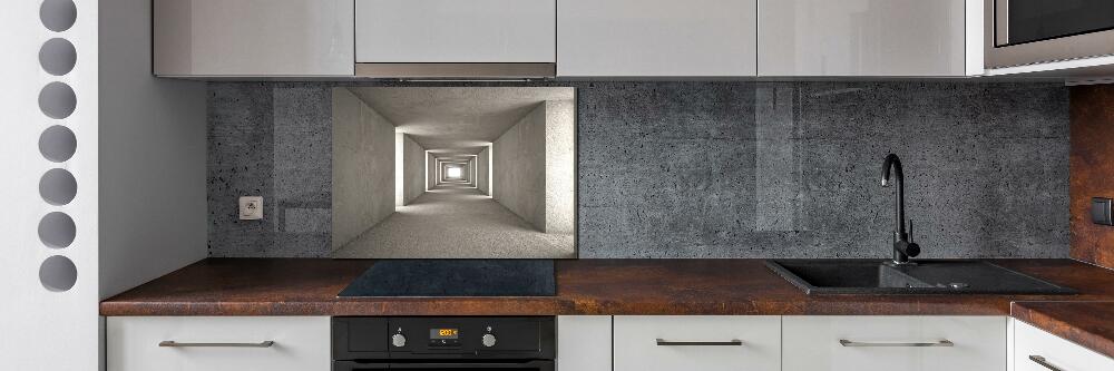 Cooker splashback Concrete tunnel