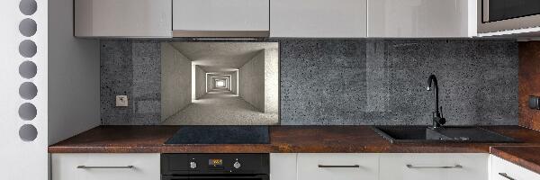 Cooker splashback Concrete tunnel