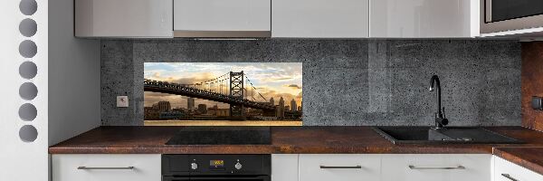 Cooker splashback Philadelphia bridge