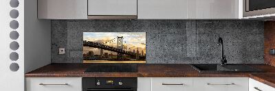 Cooker splashback Philadelphia bridge