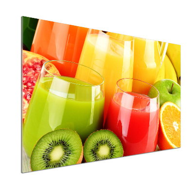 Cooker splashback Fruit juices