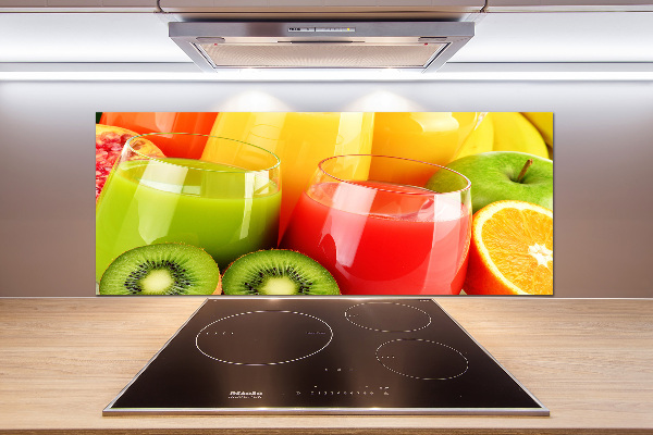 Cooker splashback Fruit juices