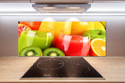 Cooker splashback Fruit juices