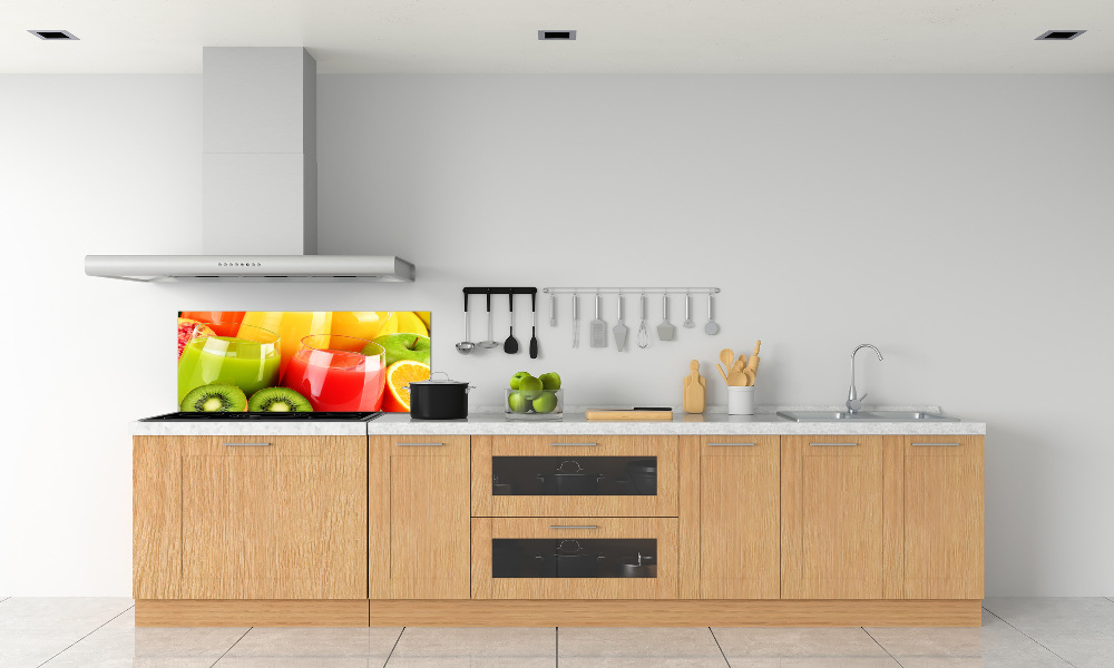 Cooker splashback Fruit juices