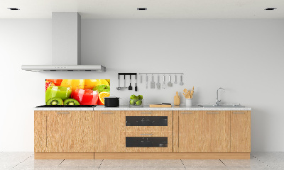 Cooker splashback Fruit juices