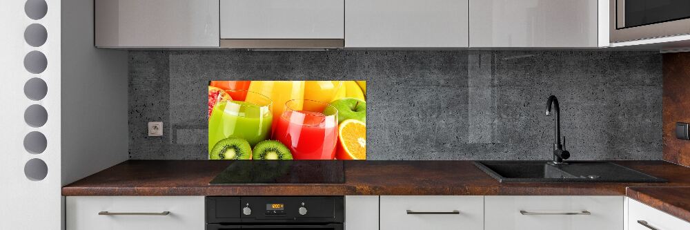 Cooker splashback Fruit juices