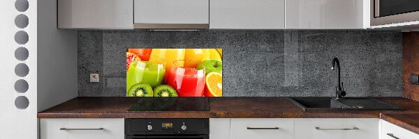 Cooker splashback Fruit juices