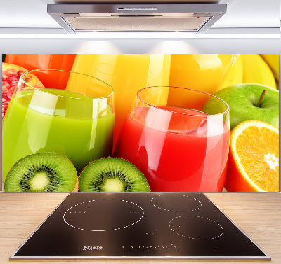 Cooker splashback Fruit juices