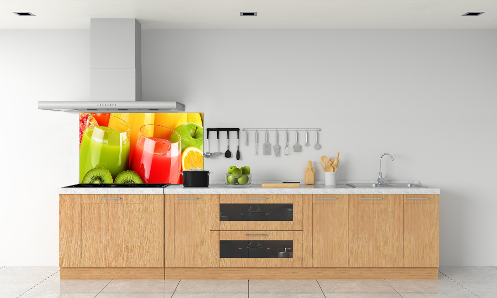 Cooker splashback Fruit juices