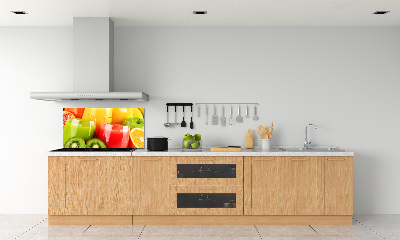 Cooker splashback Fruit juices