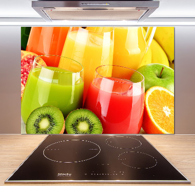 Cooker splashback Fruit juices