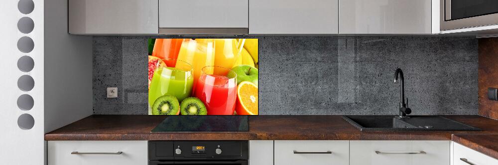 Cooker splashback Fruit juices