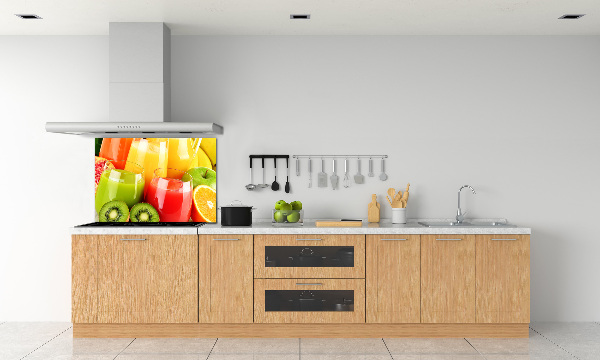 Cooker splashback Fruit juices