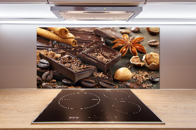 Cooker splashback Chocolate