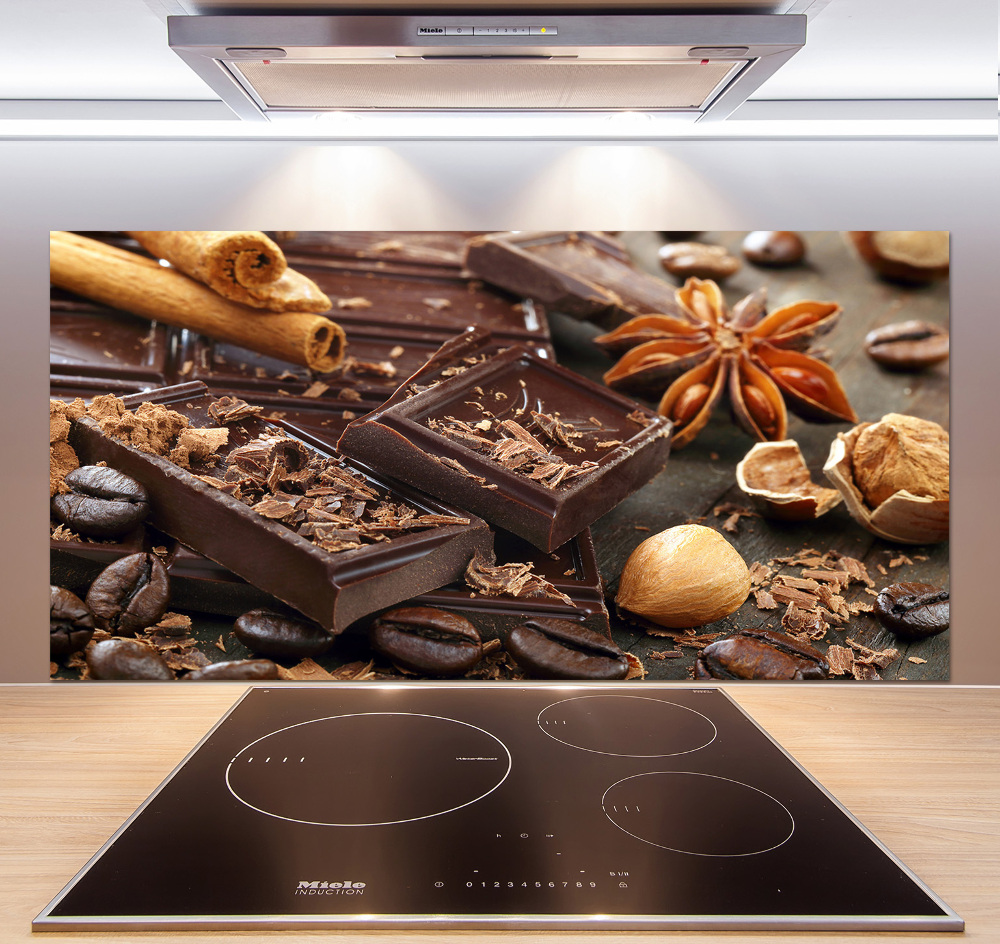 Cooker splashback Chocolate