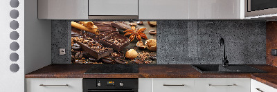 Cooker splashback Chocolate