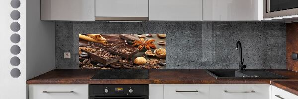 Cooker splashback Chocolate