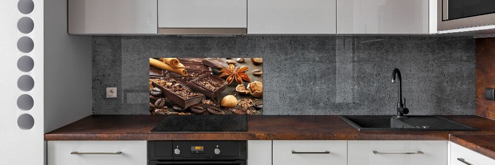 Cooker splashback Chocolate