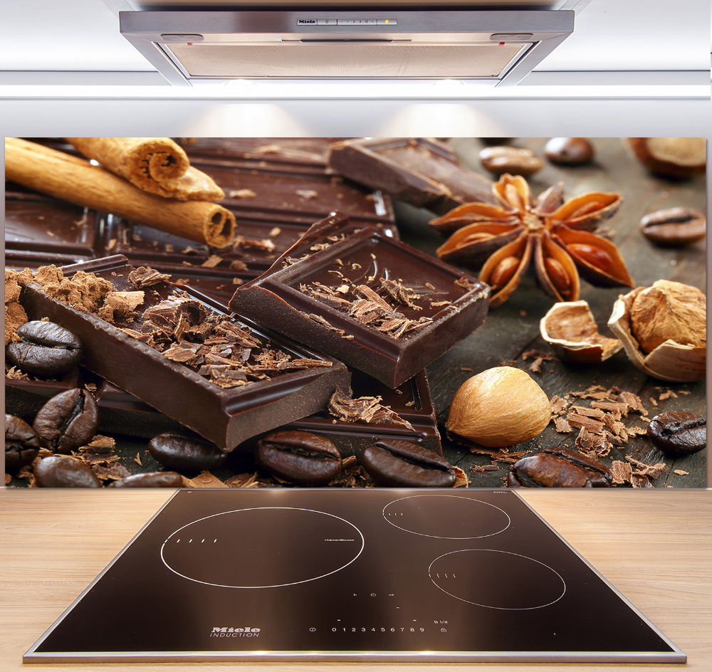 Cooker splashback Chocolate