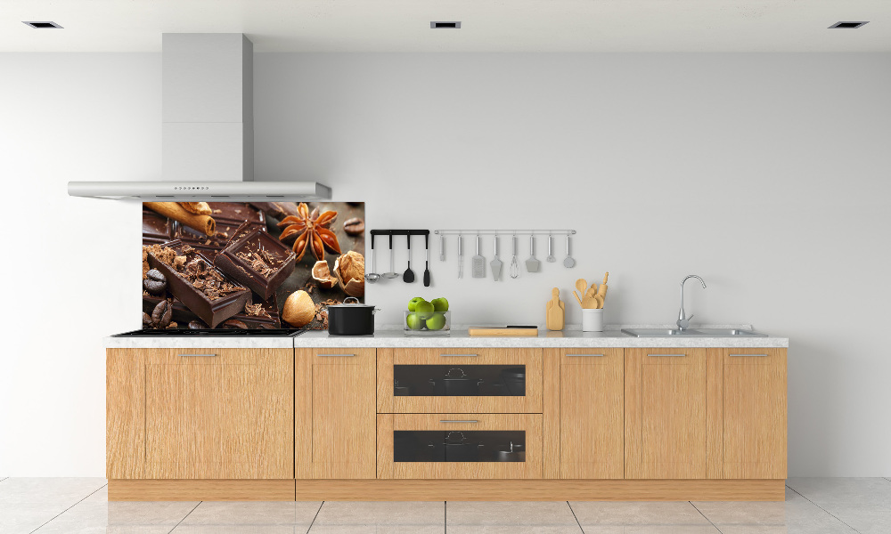 Cooker splashback Chocolate