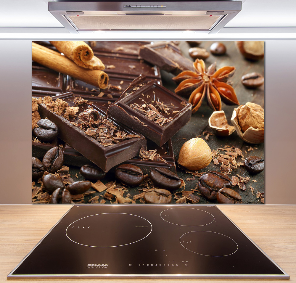 Cooker splashback Chocolate