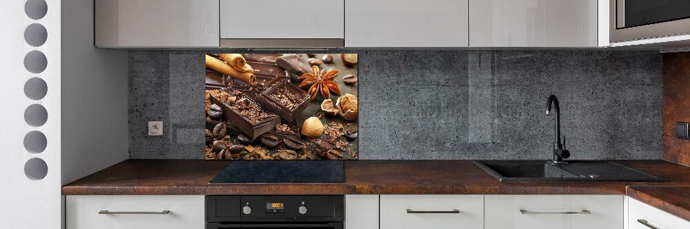 Cooker splashback Chocolate