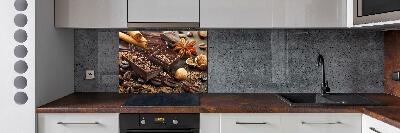 Cooker splashback Chocolate