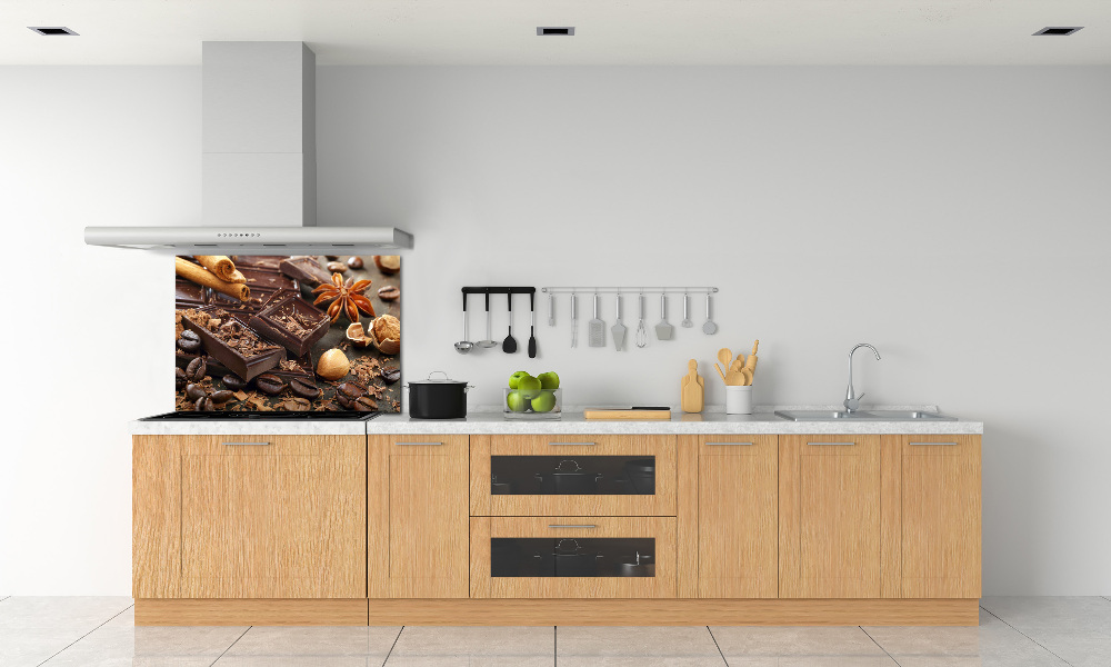 Cooker splashback Chocolate