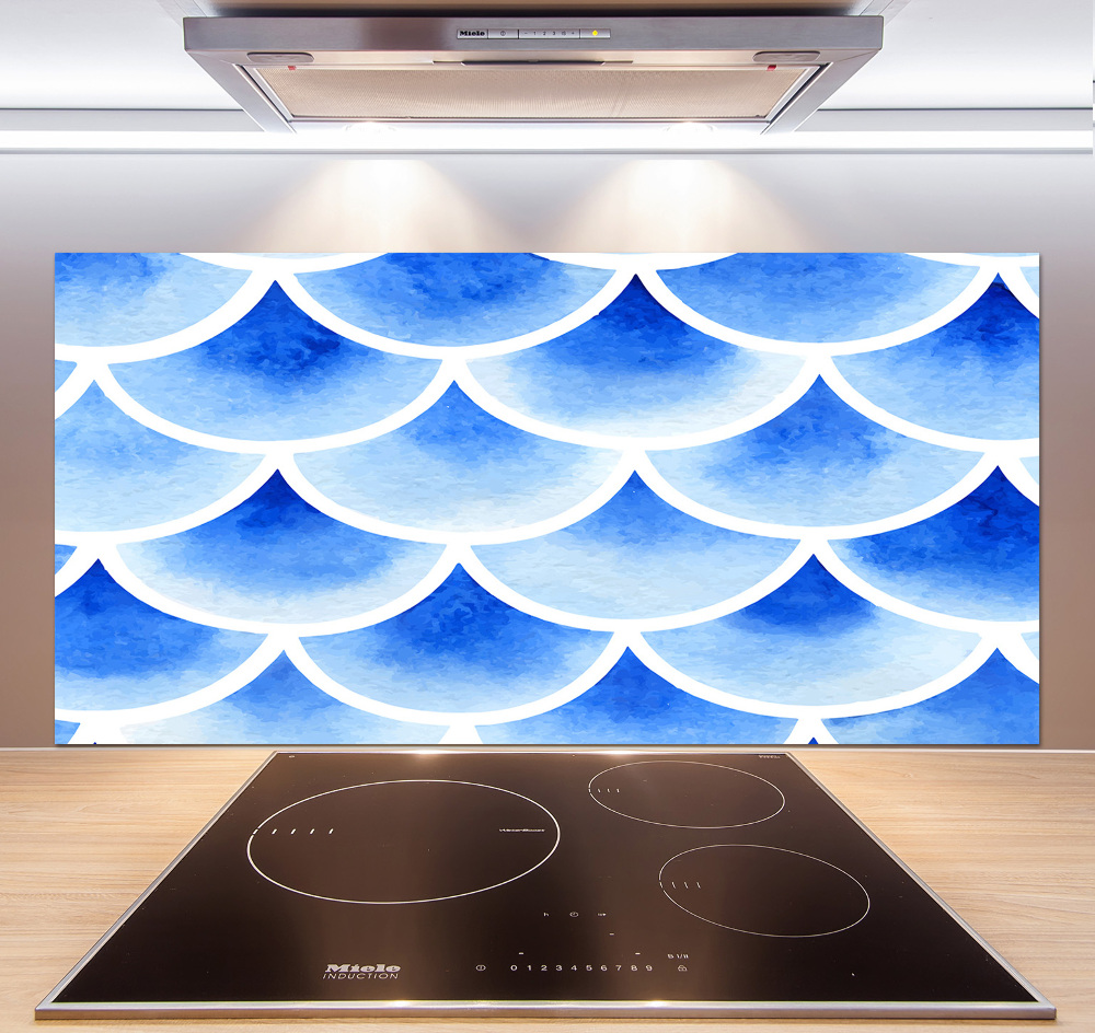 Cooker splashback Fish scales